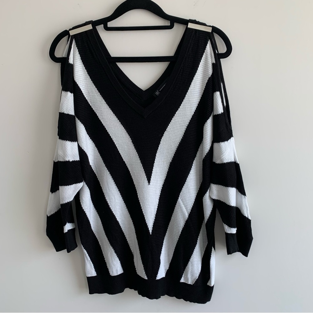 INC Cold Shoulder Top